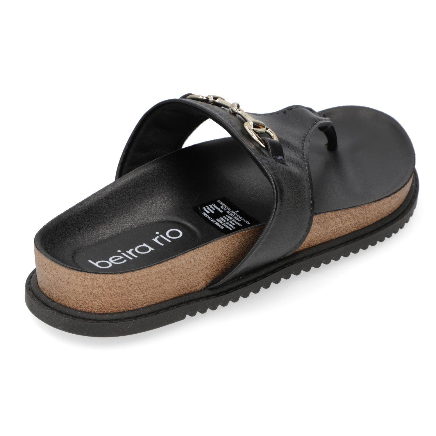 Sandalia Plana Beira Rio Negro 15695-3