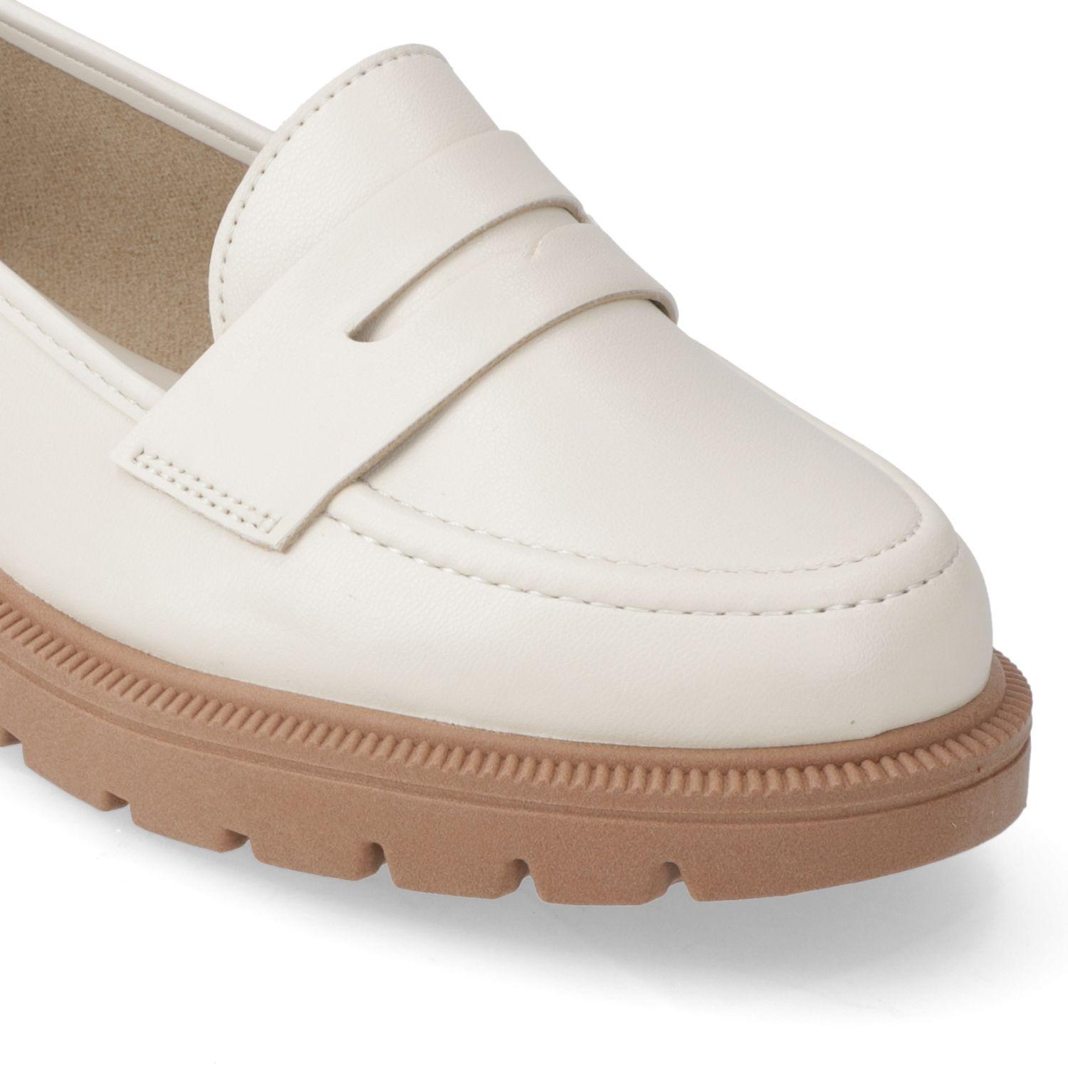 Mocasin Beira Rio Blanco Efecto Cuero  Blanco Off/Crepado Napa Turim-4