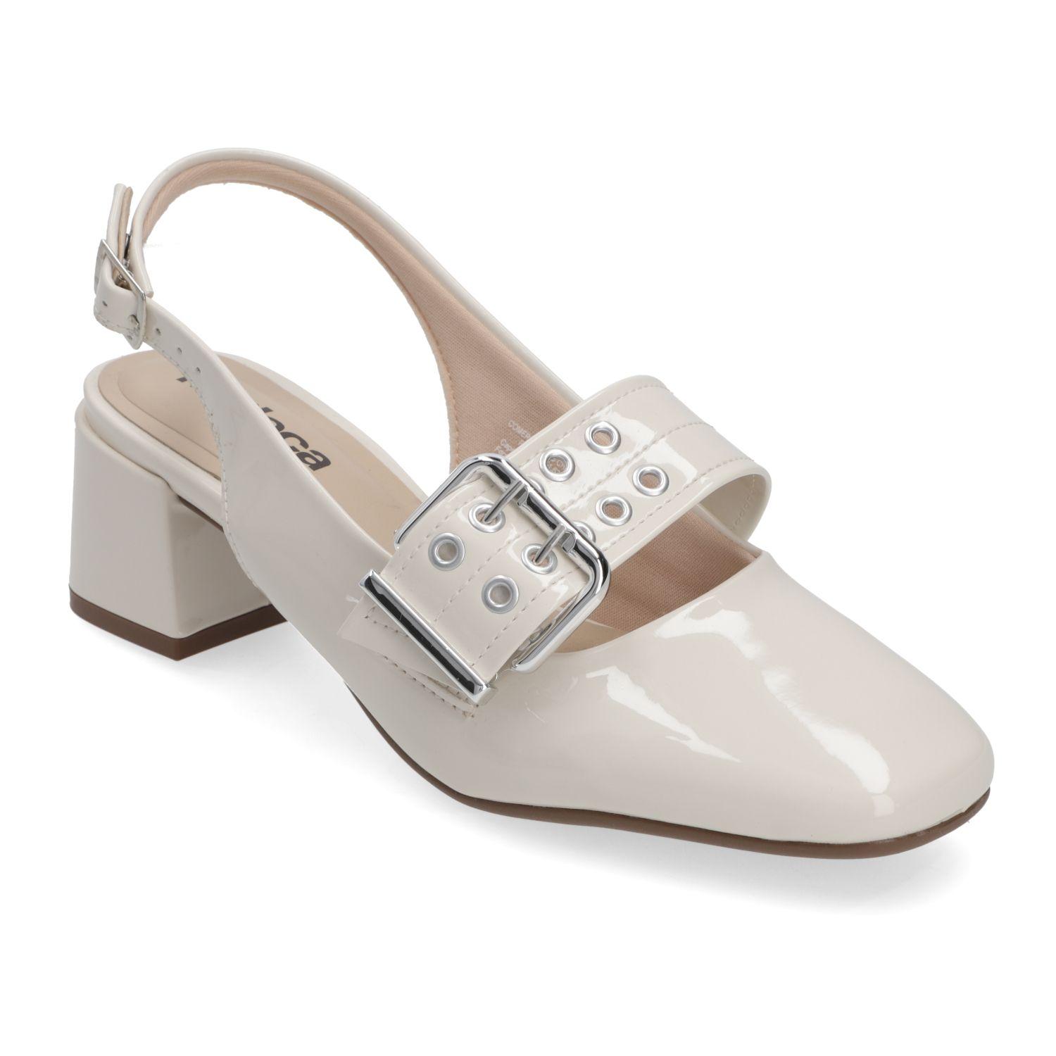 Zapato taco Moleca Blanco 16048-0