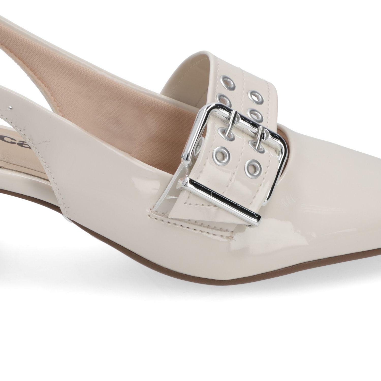 Zapato taco Moleca Blanco 16048-4