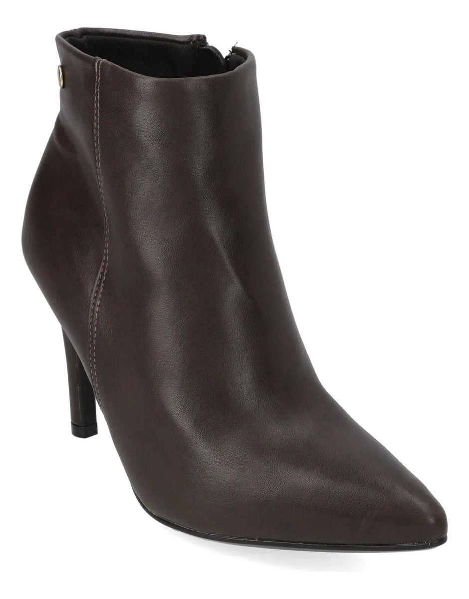 Botin Mujer Vizzano Taco Aguja 10 cm Chocolate-0