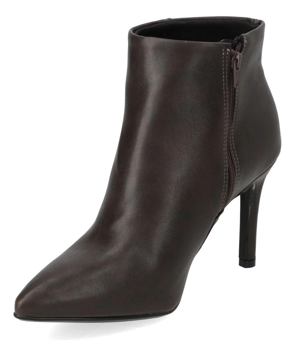 Botin Mujer Vizzano Taco Aguja 10 cm Chocolate-2