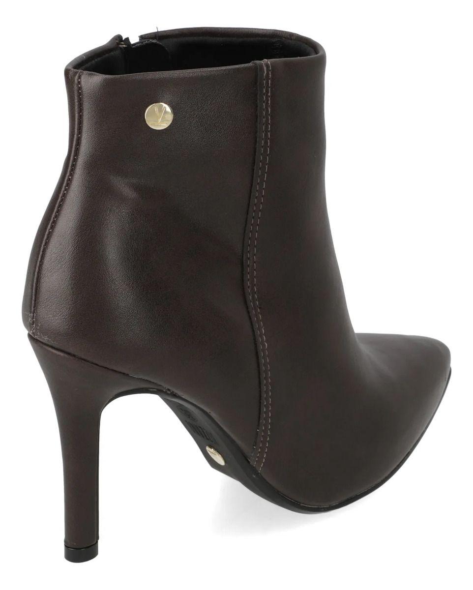 Botin Mujer Vizzano Taco Aguja 10 cm Chocolate-4