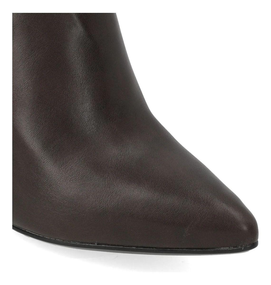 Botin Mujer Vizzano Taco Aguja 10 cm Chocolate-5
