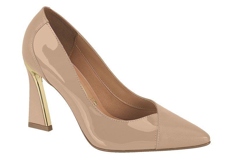 Zapato Mujer Taco Cuadrado Beige 1388-207- Vizzano-0