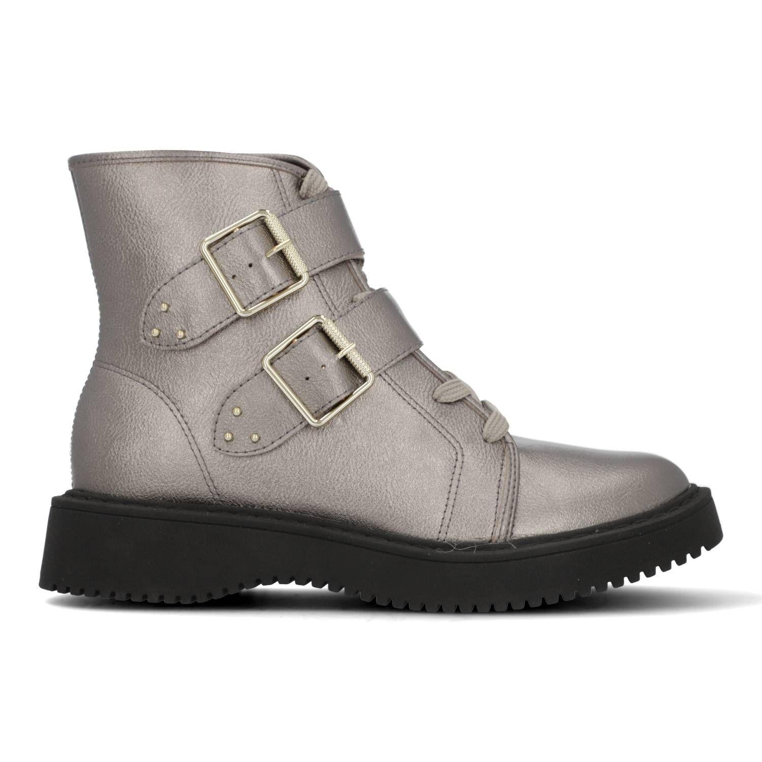 Botin Mujer Plata 5339-109- Moleca-0