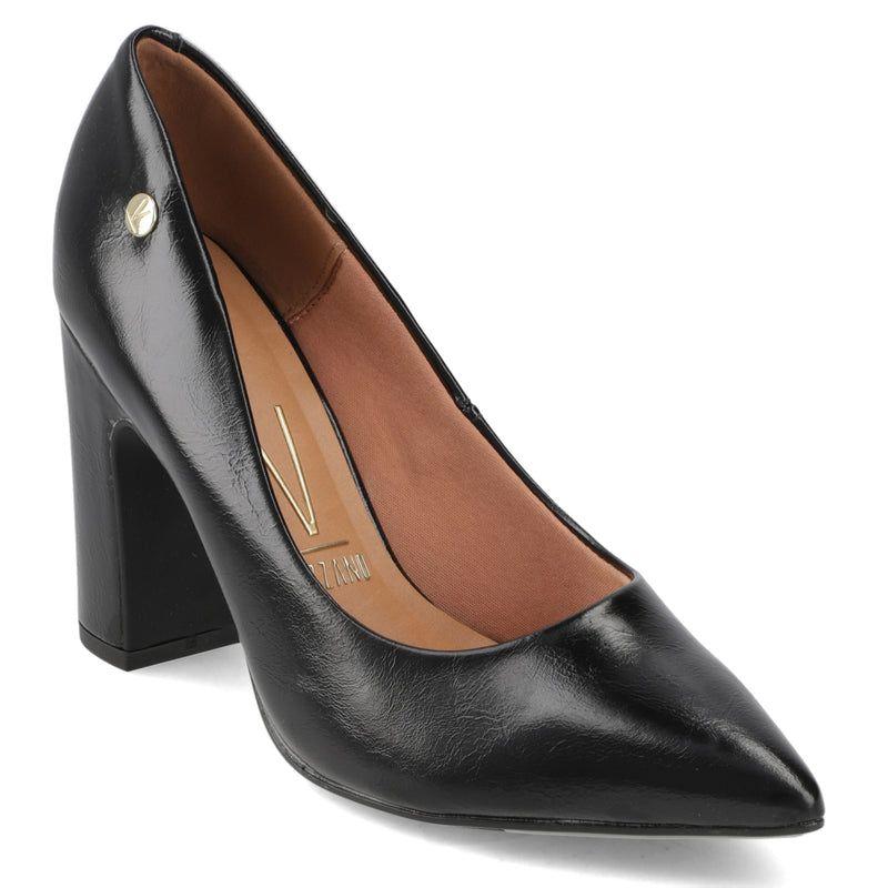 Zapato Taco Ancho Negro Vizzano-2