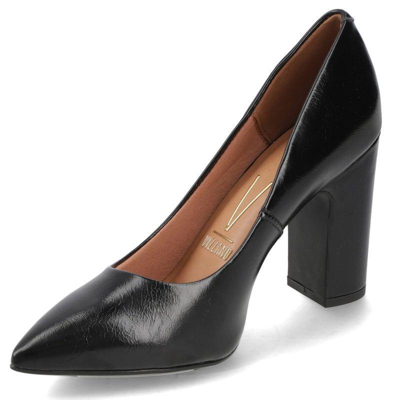 Zapato Taco Ancho Negro Vizzano-5