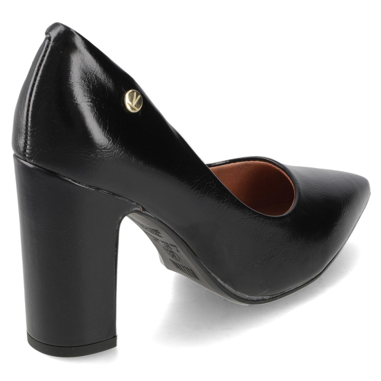 Zapato Taco Ancho Negro Vizzano-4
