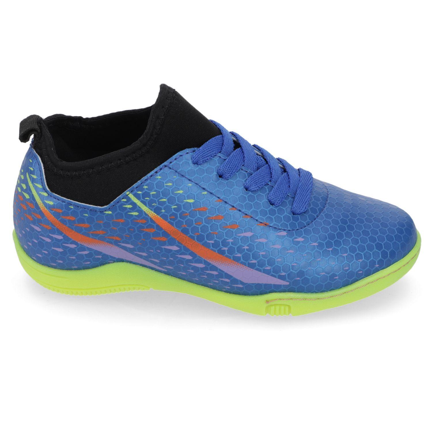 Zapatilla Deportiva Fútbol Futsal Niño Color Azul-1