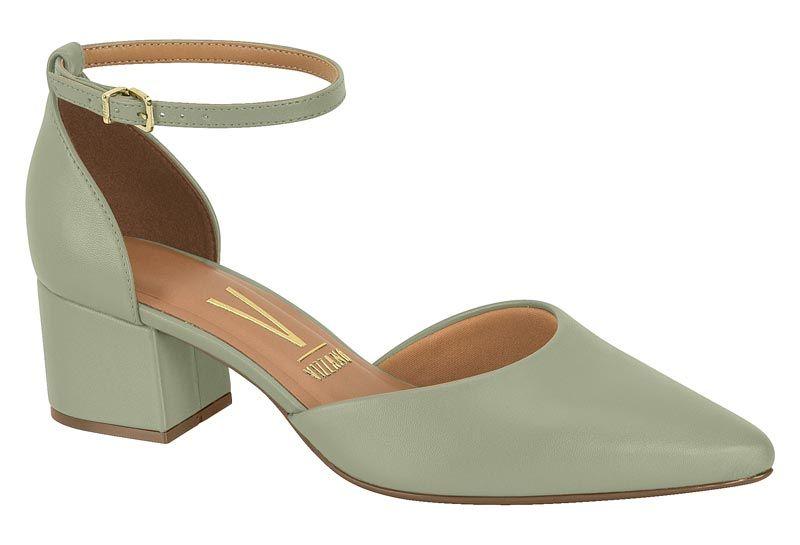 Zapato Taco Vizzano Verde Taco 5 Cm Efecto Cuero-0
