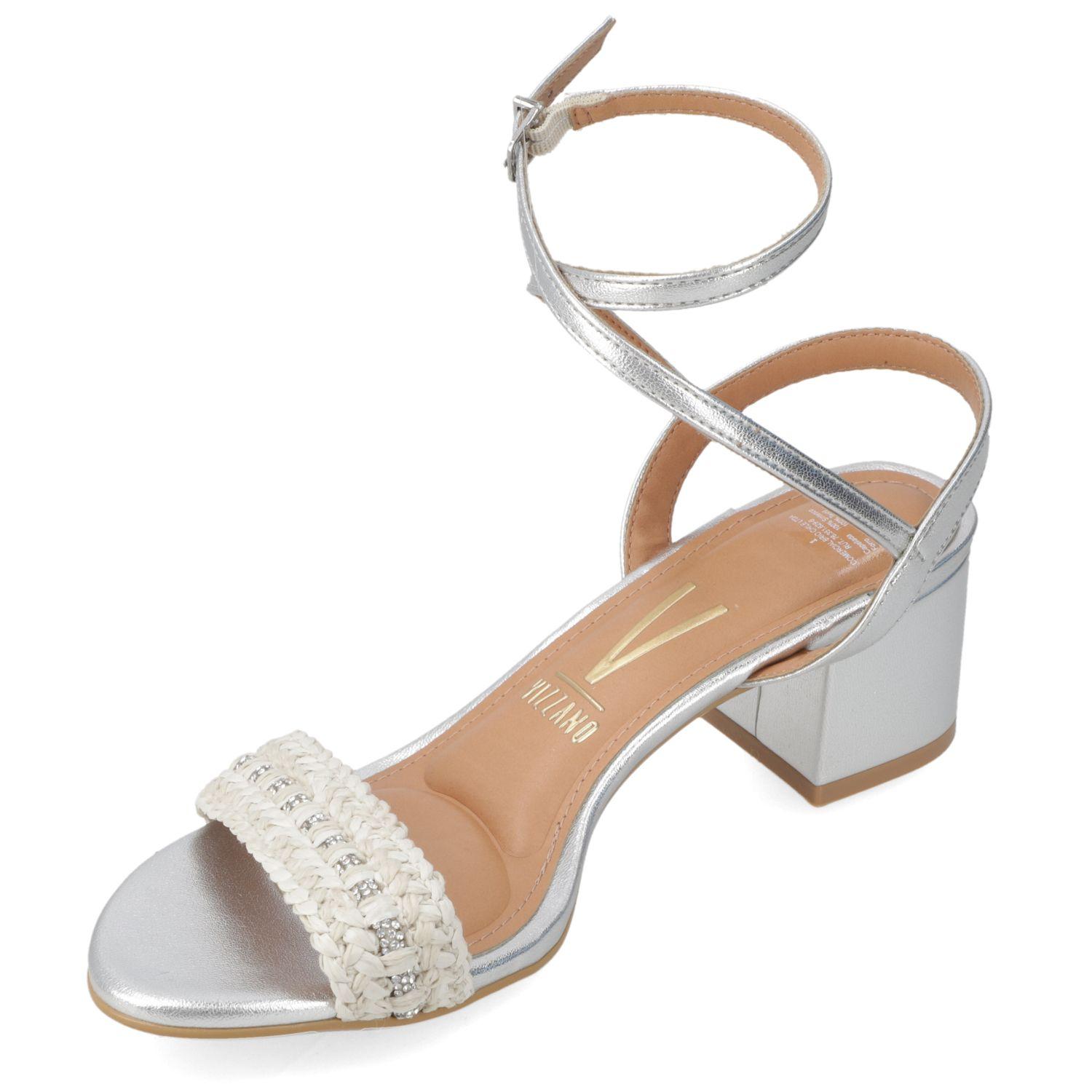 Sandalia Taco Vizzano Plata 15176-2