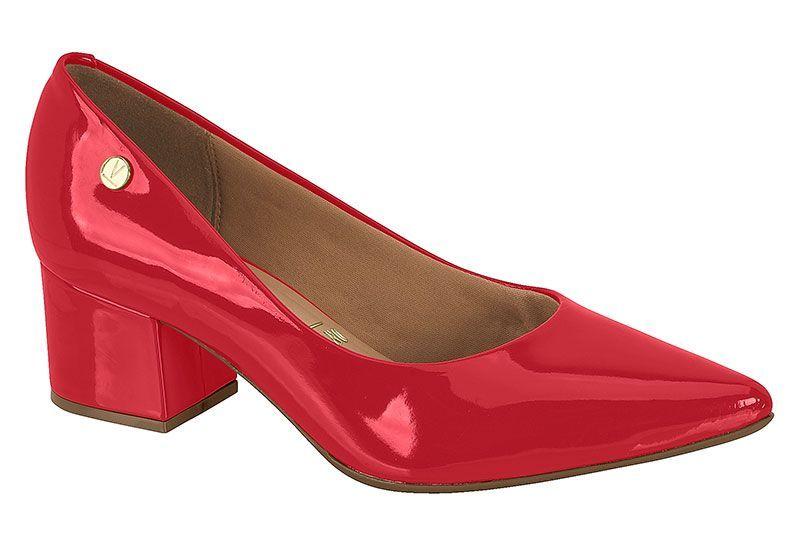 Zapato Mujer Taco Cuadrado Rojo 1220-315- Vizzano-0