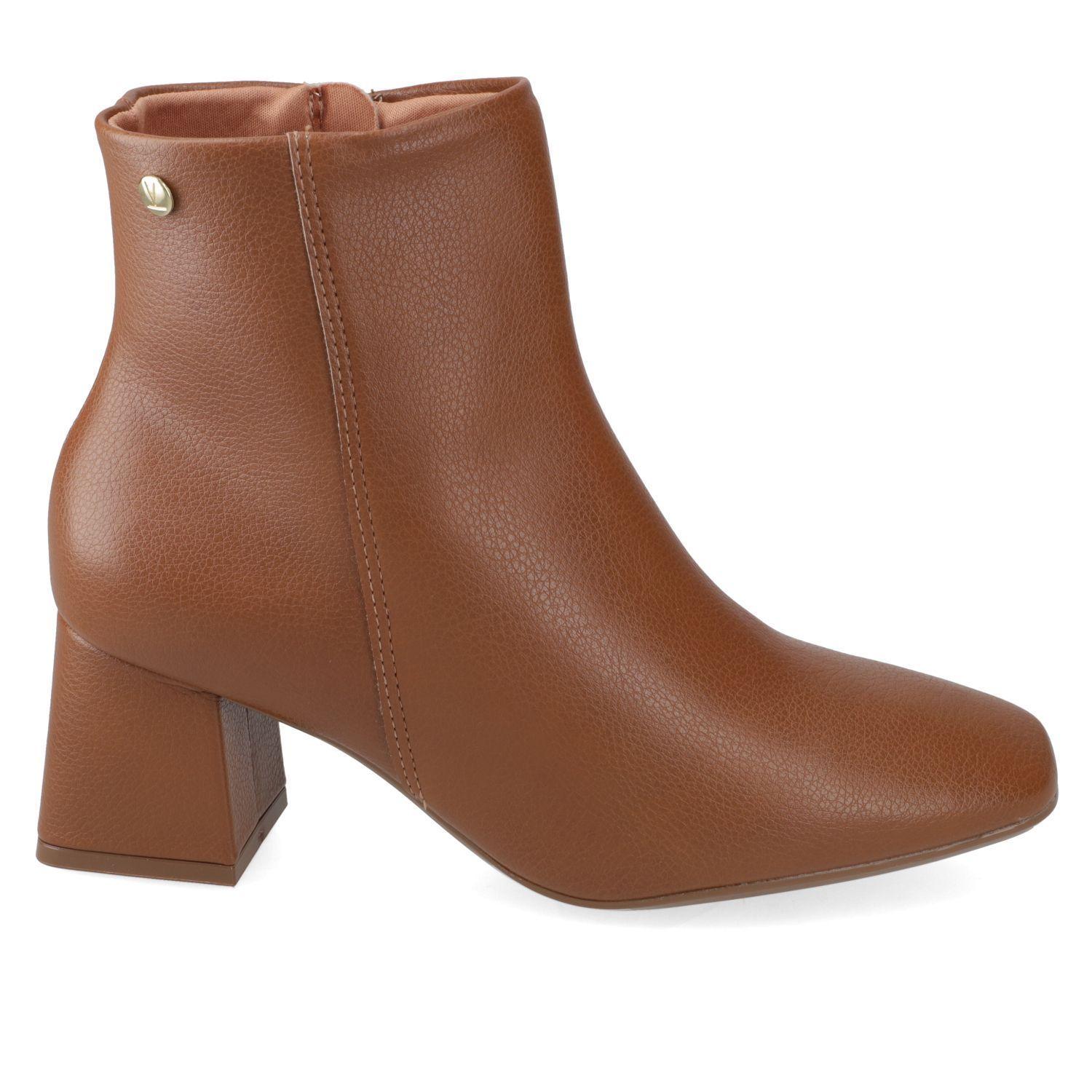 Botín Taco Ancho 5 cm Vizzano Camel-1