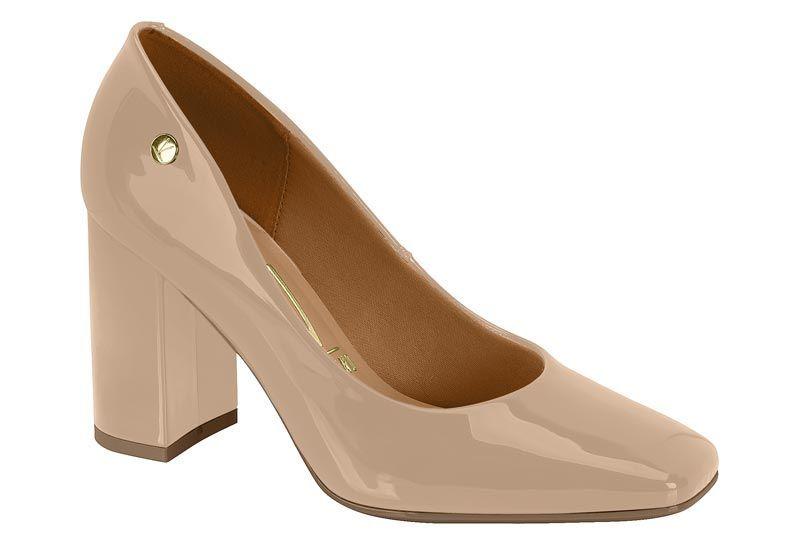Zapato Mujer Taco Cuadrado Charol Nude 1428-100- Vizzano-0
