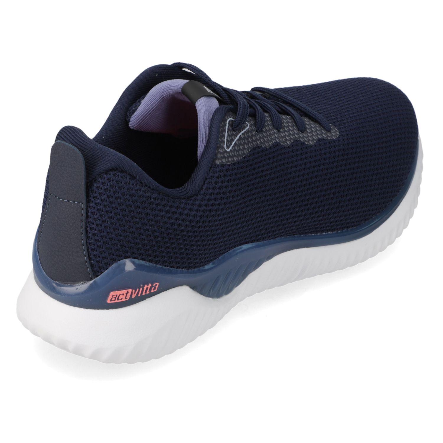 Zapatilla Deportiva Actvitta Azul Malla  Marino 488/Marino 488/Transp-4