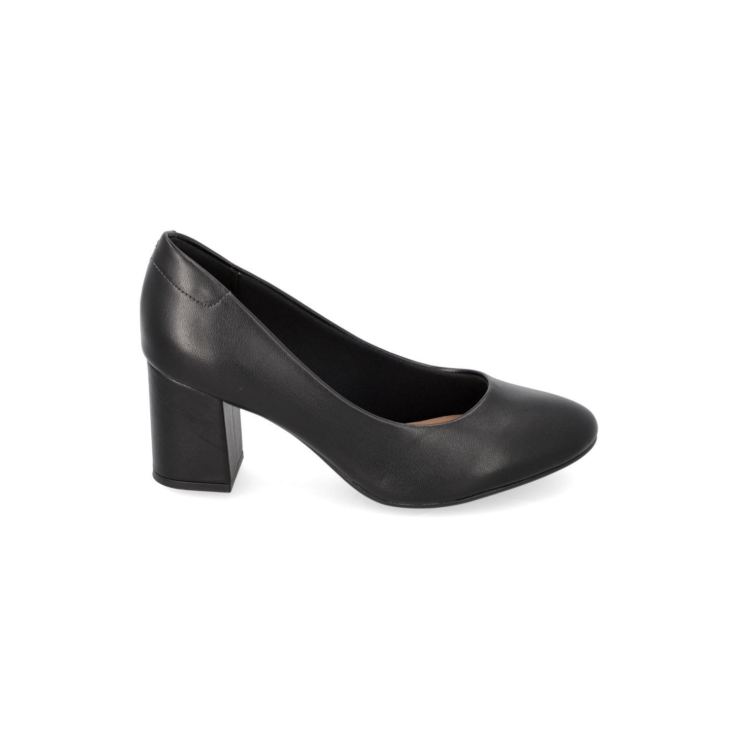 Stiletto Beira Rio Negro Taco 7 Cm-0