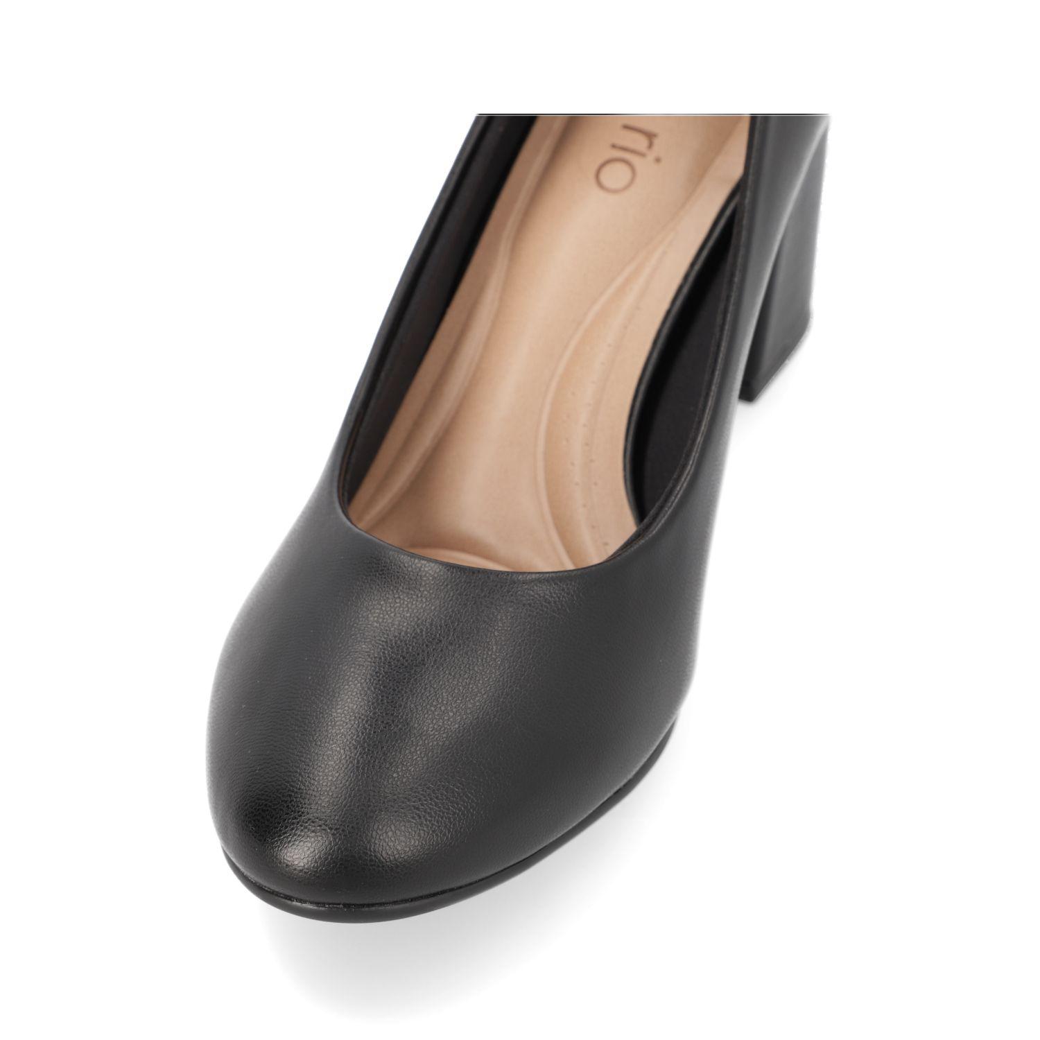 Stiletto Beira Rio Negro Taco 7 Cm-3