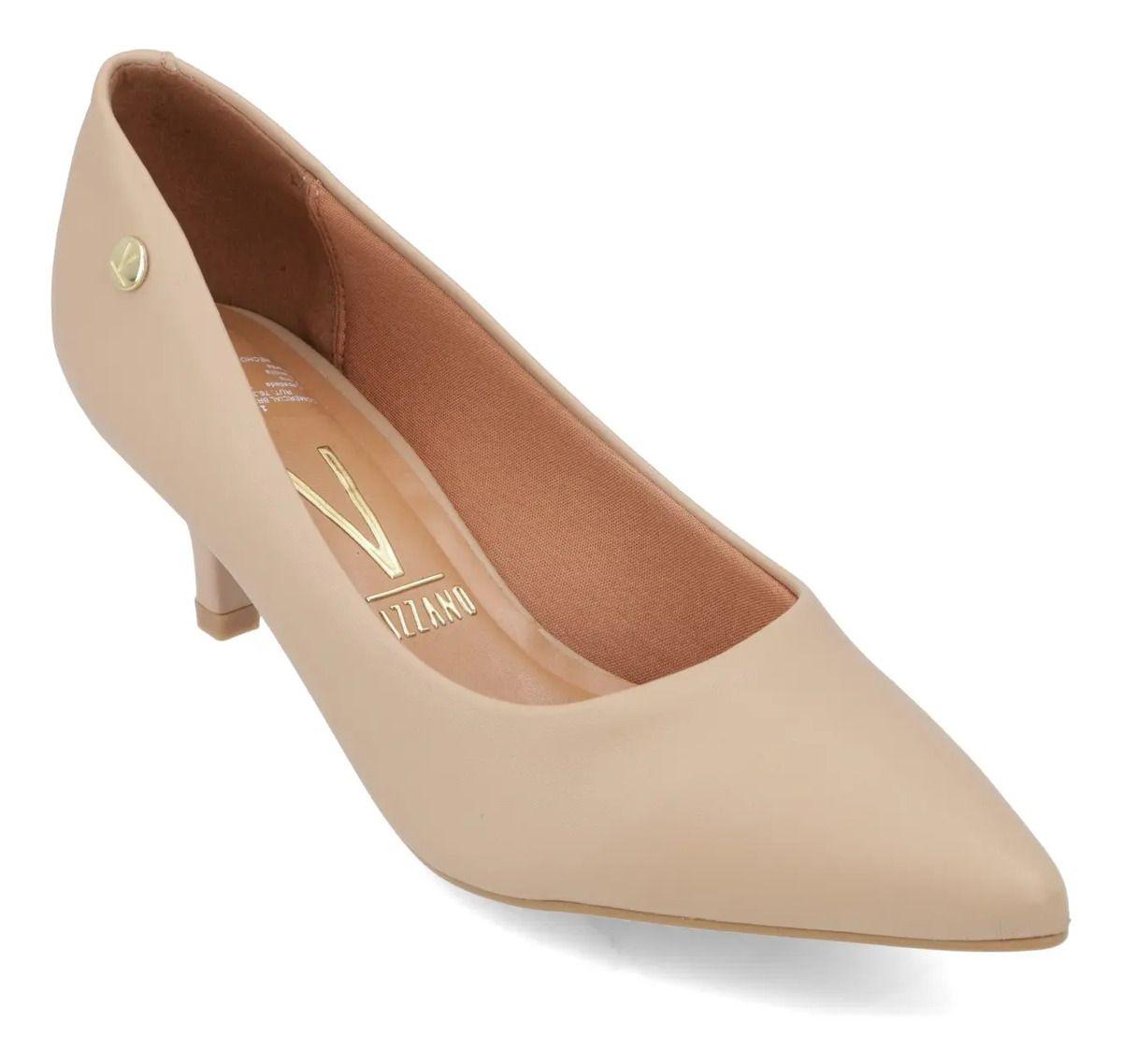 Zapato Vizzano Mujer Taco Aguja Stiletto Beige-0