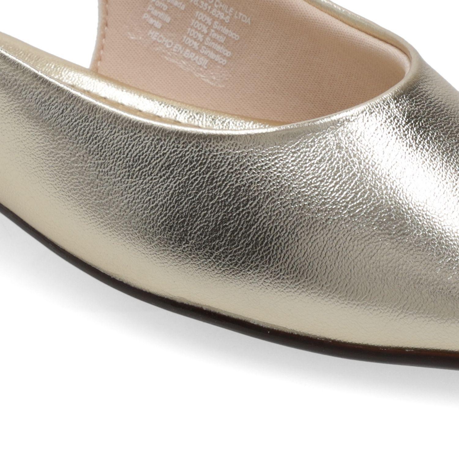 Ballerina Moleca Dorado Metalico 16037-4