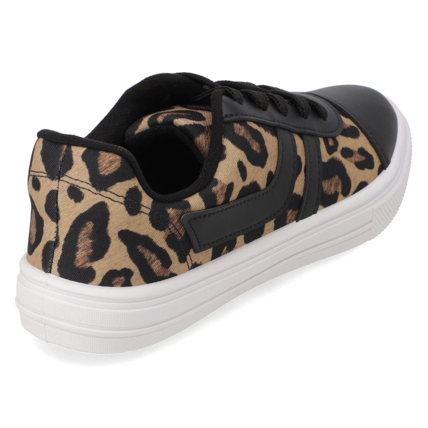Zapatillas Casuales de Eco Cuero con Estampado Animal Print-4