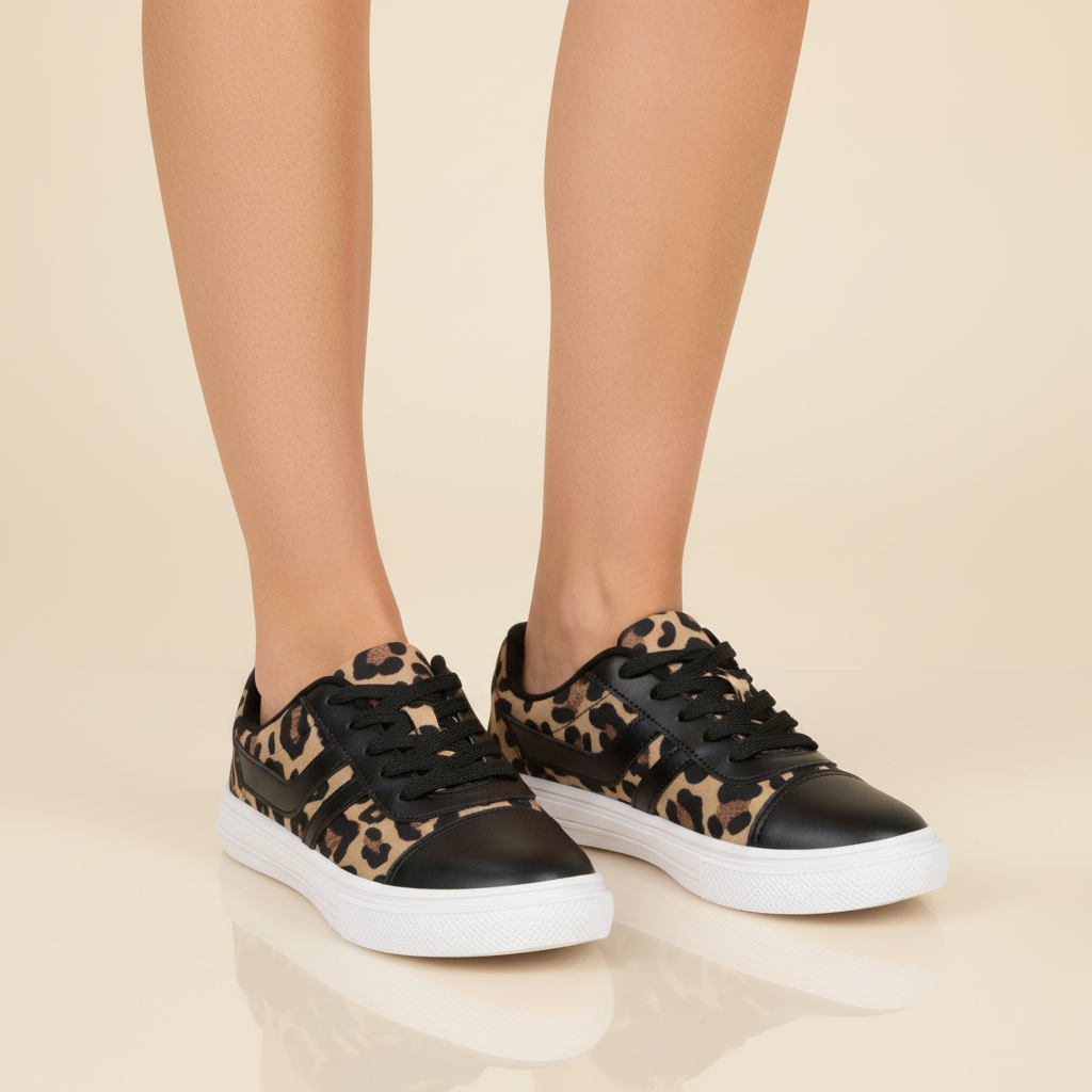 Zapatilla Casual Animal Print Moleca-6