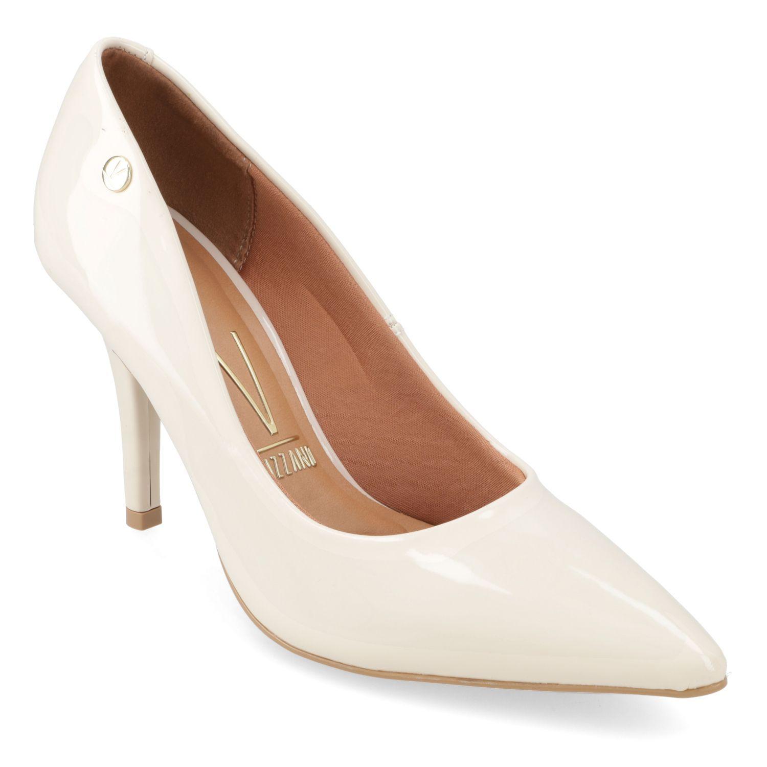 Zapato Mujer Taco Aguja Stiletto Crema 1184-1101 Vizzano-0