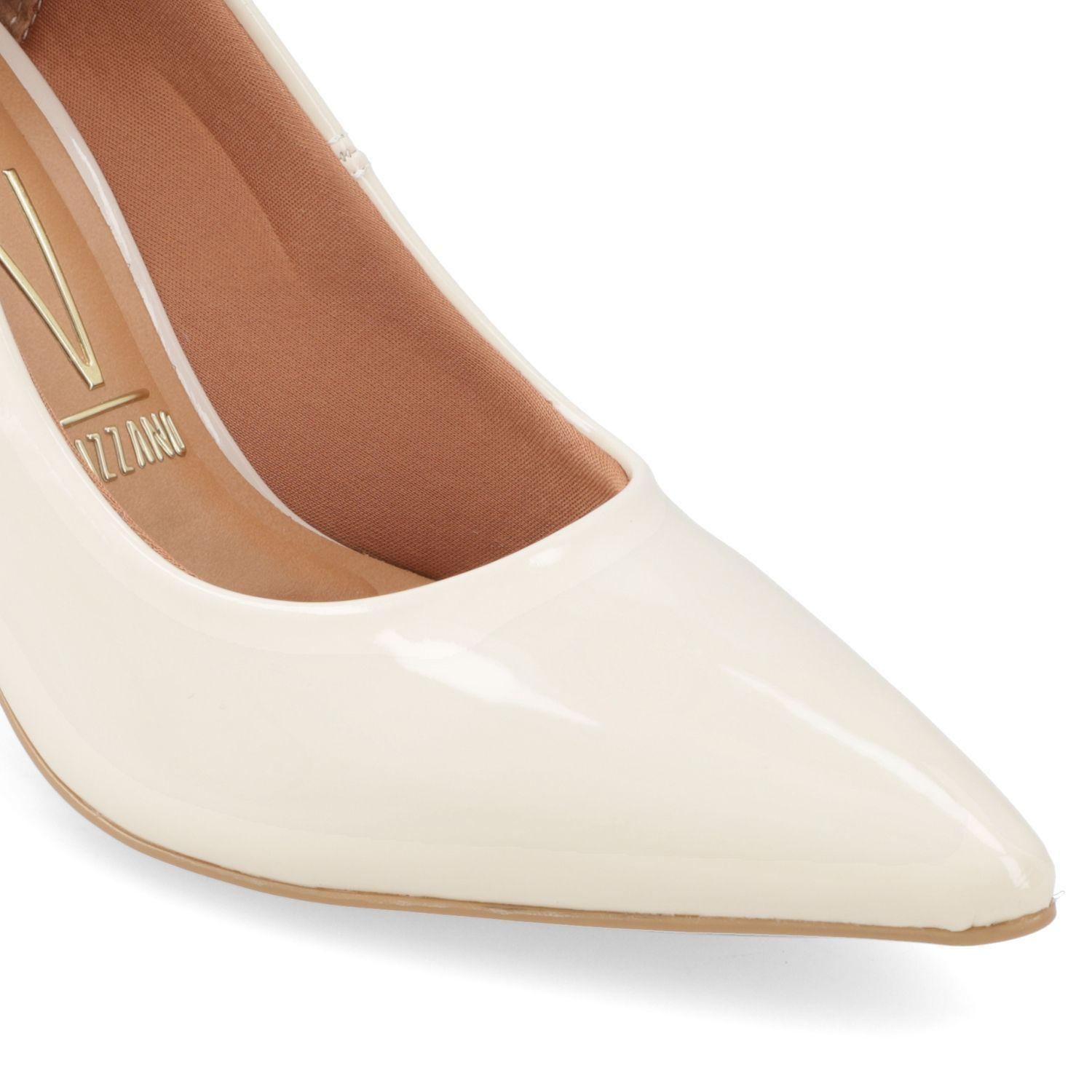 Zapato Mujer Taco Aguja Stiletto Crema 1184-1101 Vizzano-4