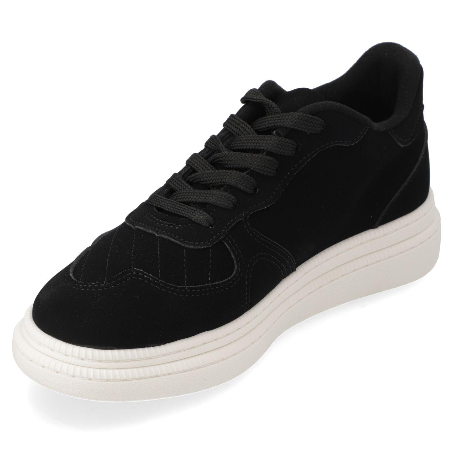 Zapatillas Casuales Negro Moleca-2