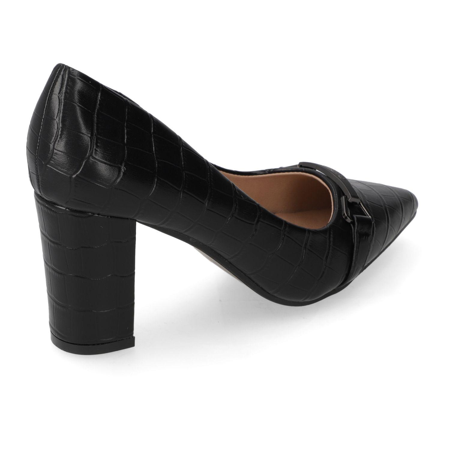 Zapato taco New Walk Negro 15873-3