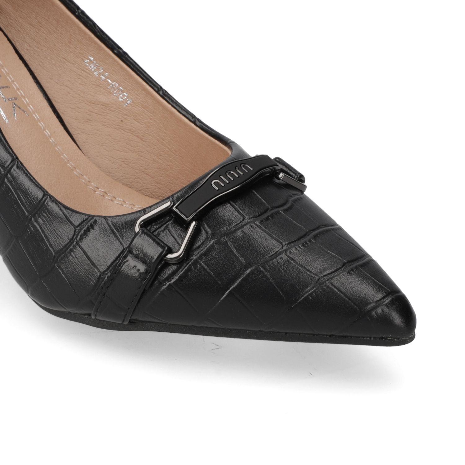 Zapato taco New Walk Negro 15873-4