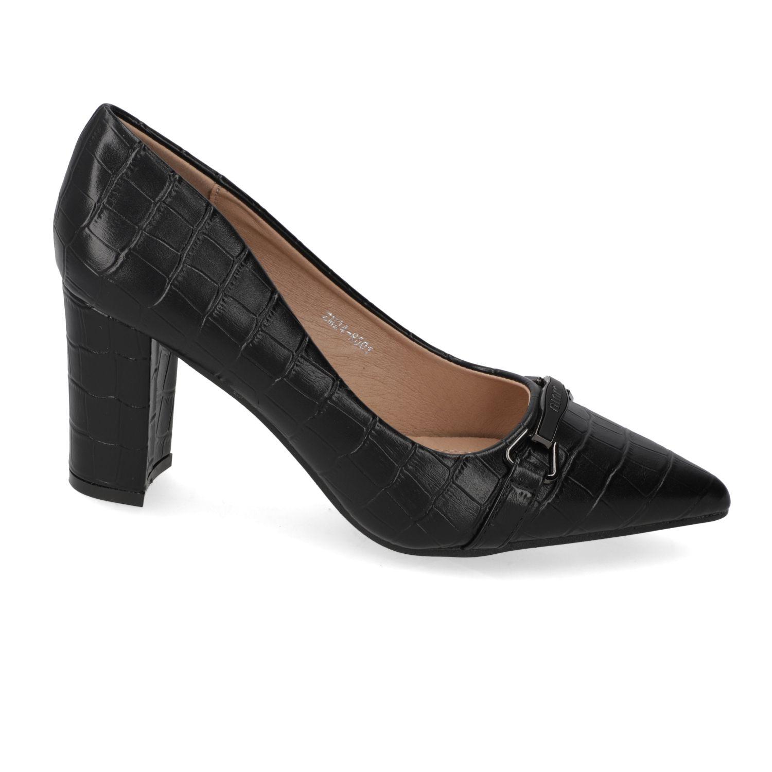 Zapato taco New Walk Negro 15873-5