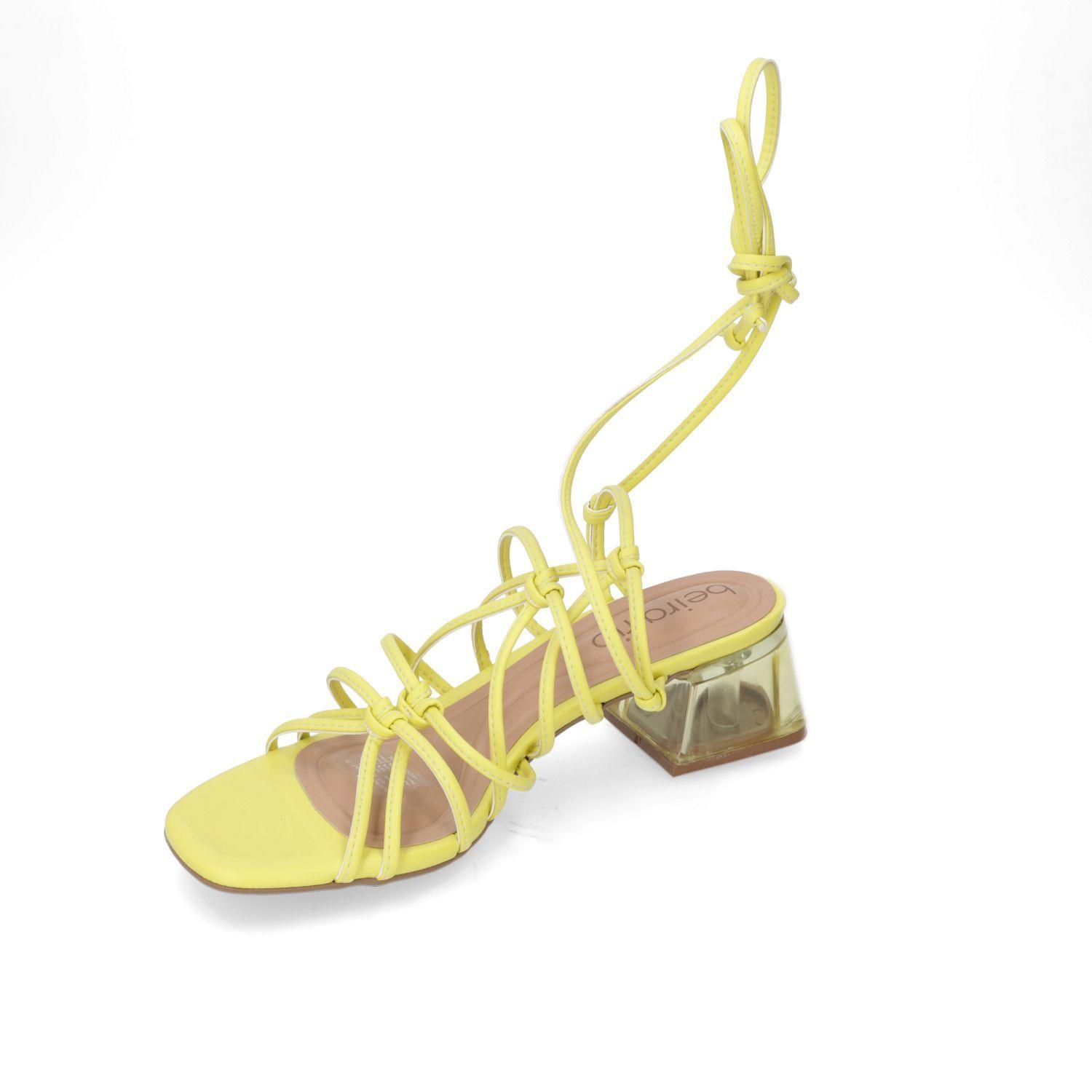 Sandalia Taco Beira Rio Amarillo 11486-2