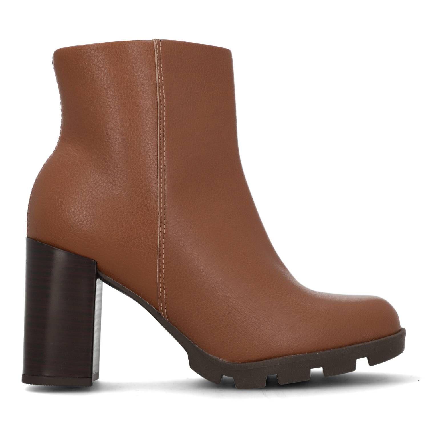 Botin Mujer Cafe 9074-100- Beira Rio-0