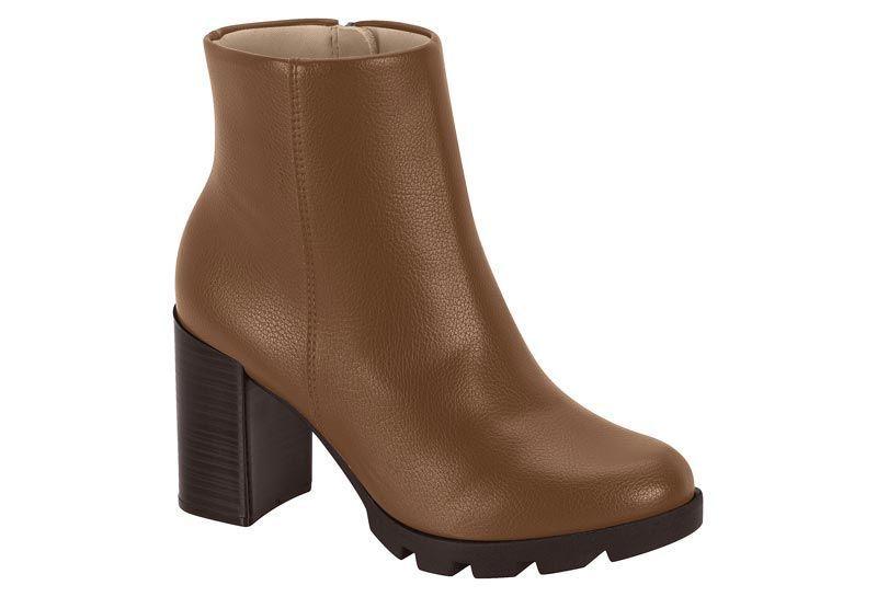 Botin Mujer Cafe 9074-100- Beira Rio-1
