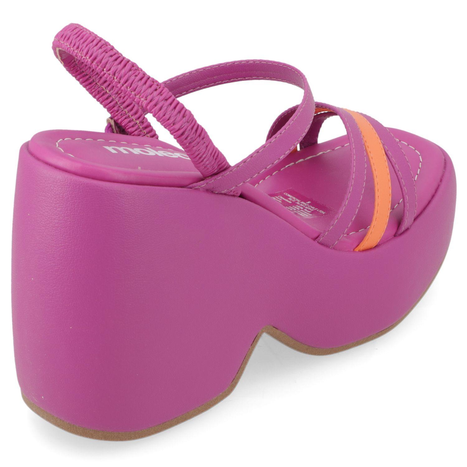 Sandalia Taco Moleca Fucsia 11239-4