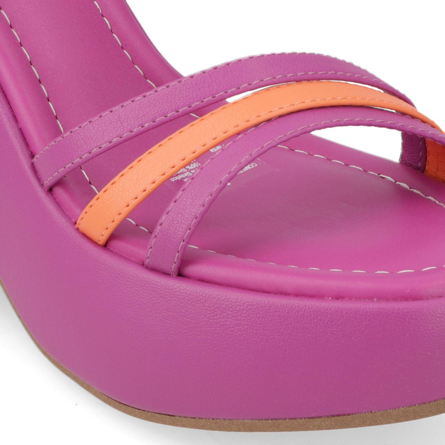 Sandalia Taco Moleca Fucsia 11239-5