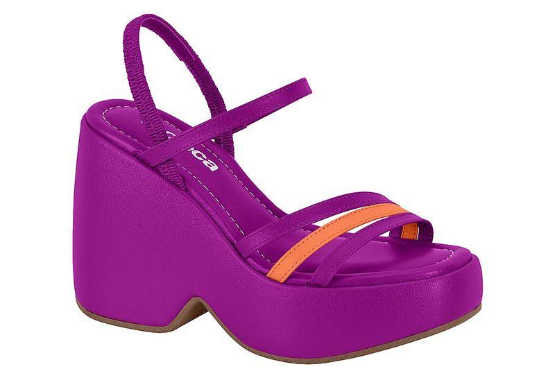 Sandalia Taco Moleca Fucsia 11239-6