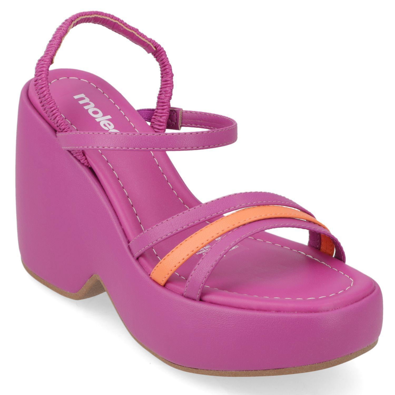 Sandalia Taco Moleca Fucsia 11239-0