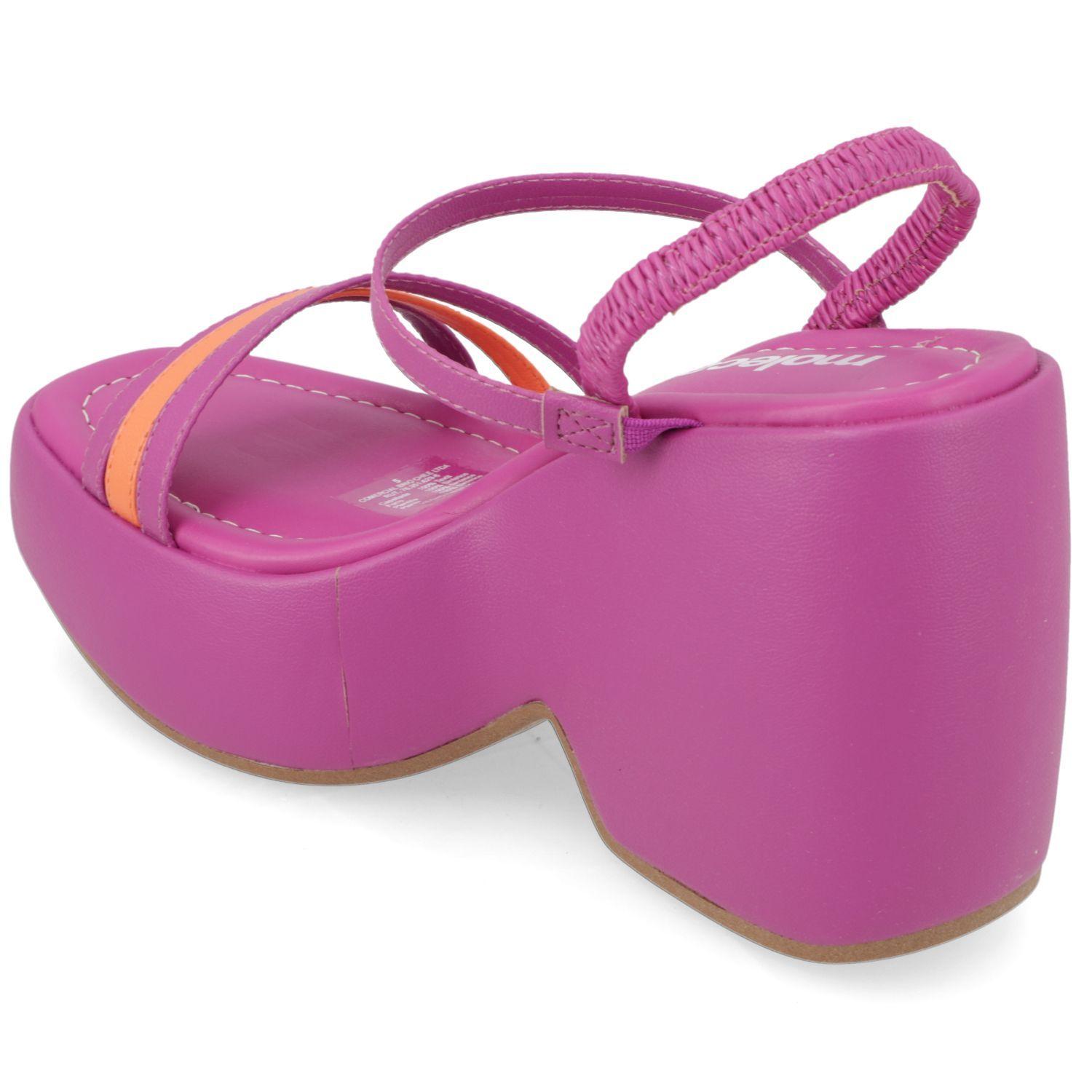 Sandalia Taco Moleca Fucsia 11239-3