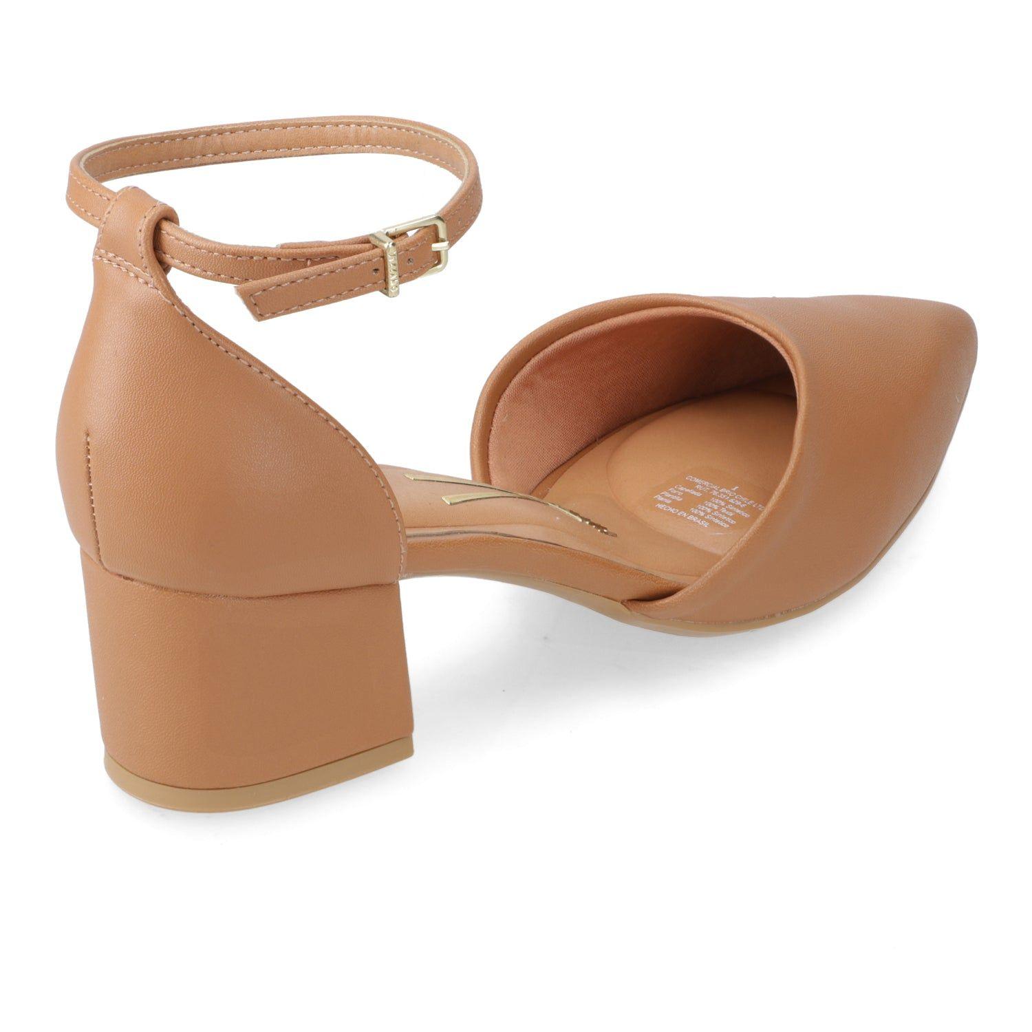 Zapato Taco Ancho Vizzano Camel-4