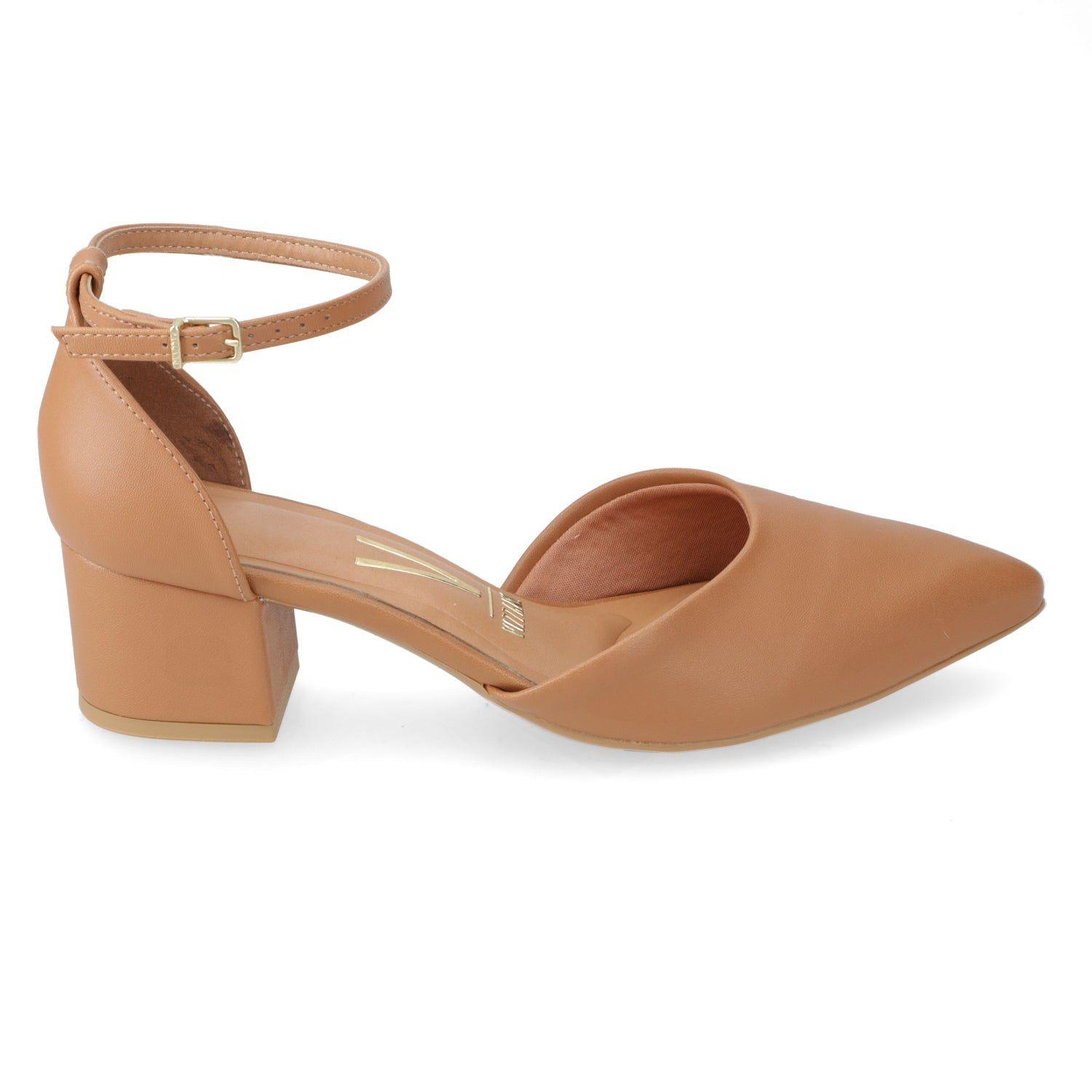 Zapato Taco Ancho Vizzano Camel-9