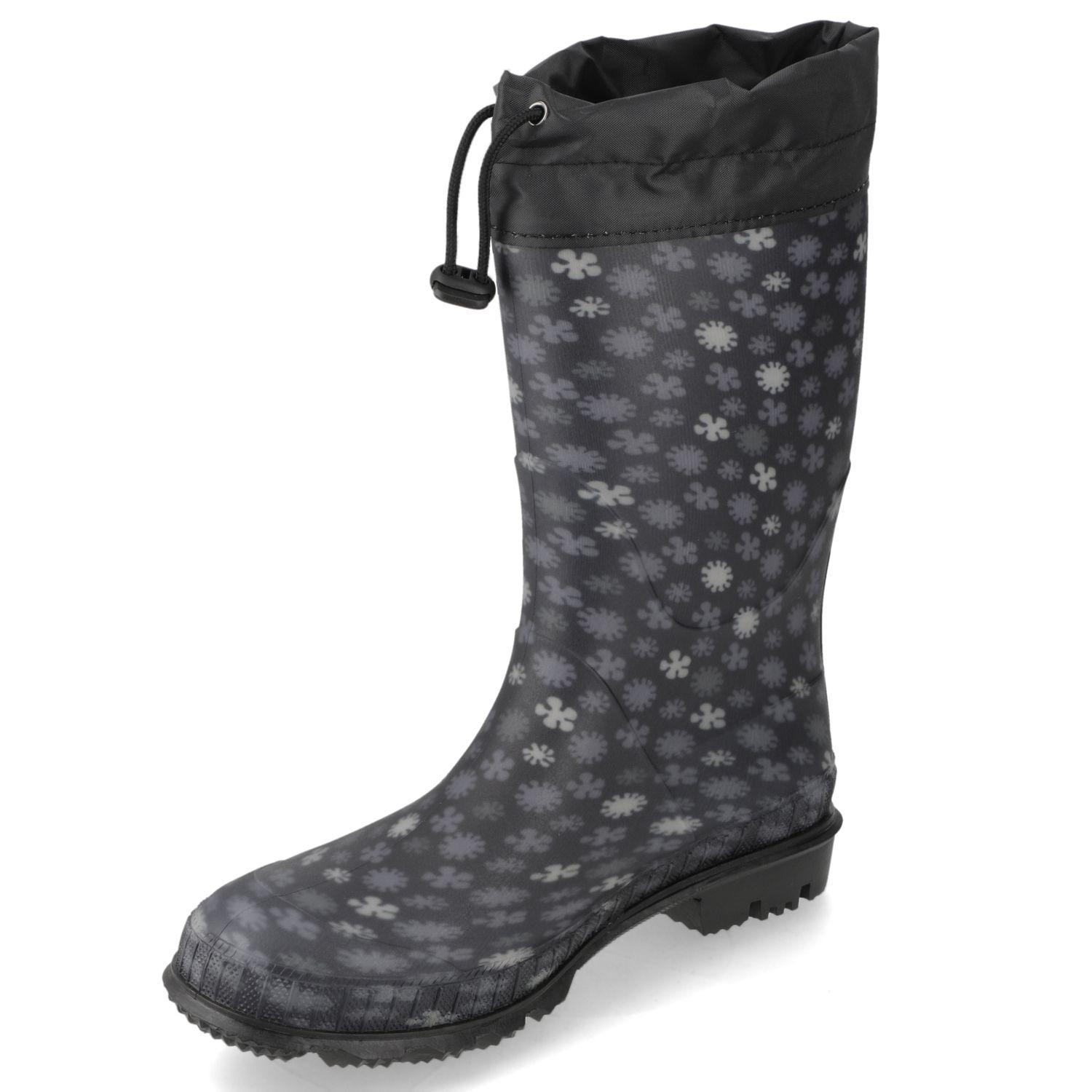 Bota de Agua Mujer Azul-3