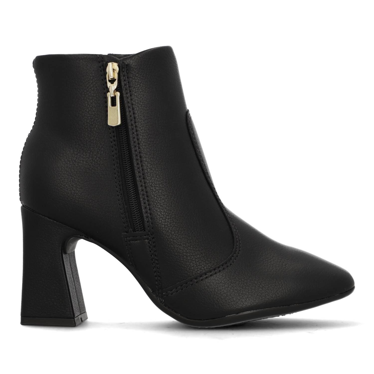 Botin Mujer Negro 9086-102- Beira Rio-0