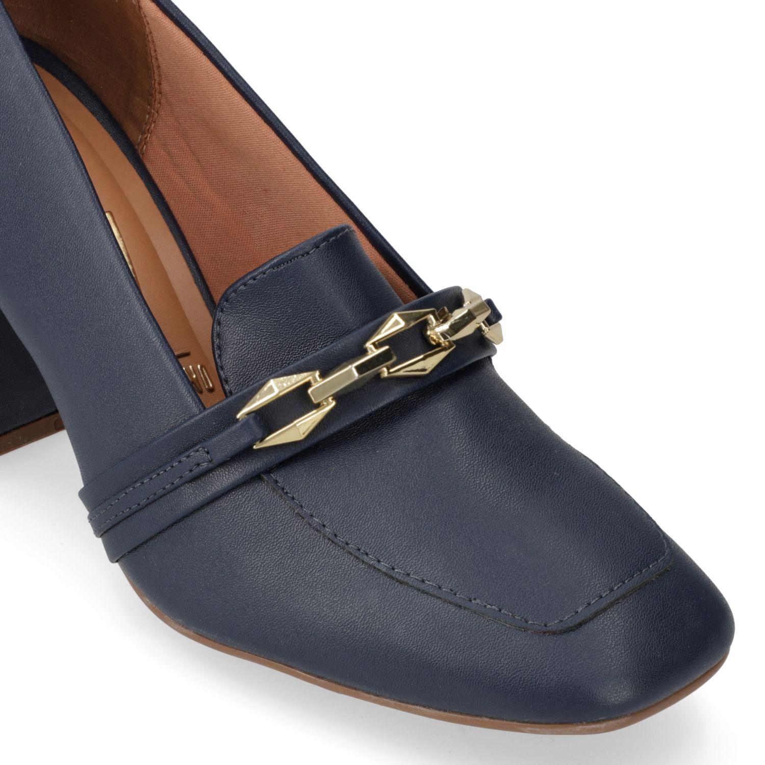 Zapato Taco Vizzano Azul Marino Taco 10 Cm-4