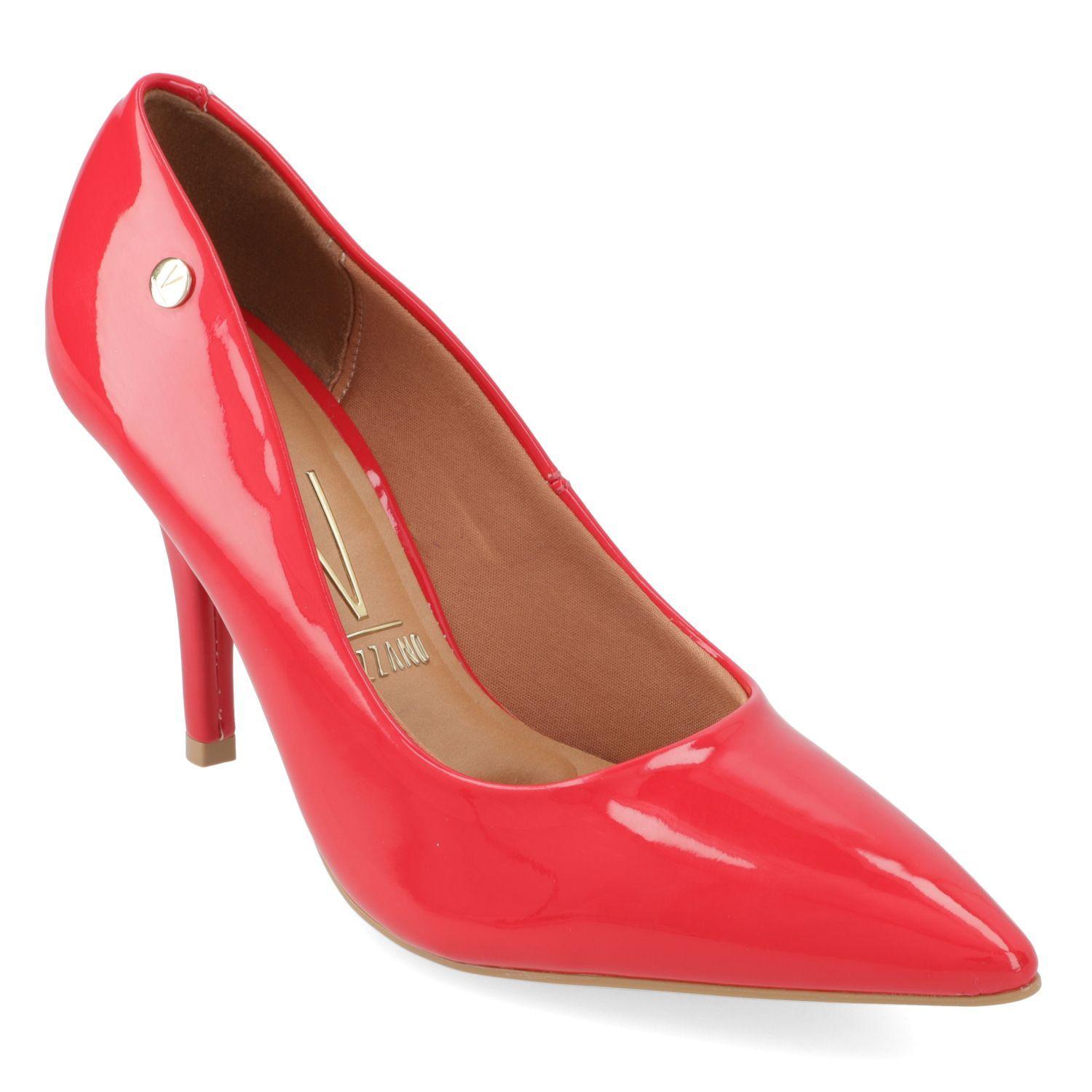 Zapato Mujer Taco Aguja Stiletto Rojo 1184-1101 Vizzano-0