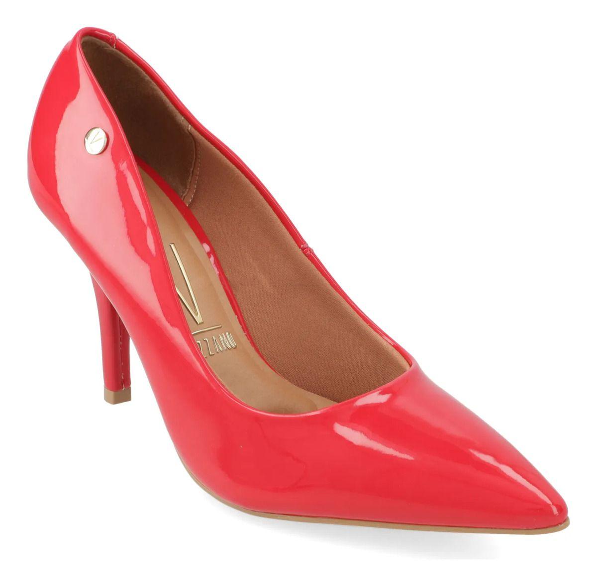 Zapato De Mujer Taco Aguja Stiletto Rojo 1184-1 - Vizzano-0