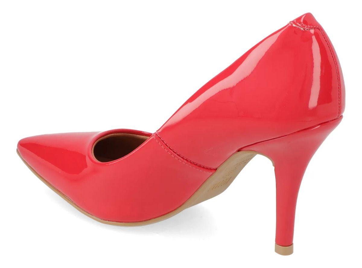 Zapato De Mujer Taco Aguja Stiletto Rojo 1184-1 - Vizzano-3