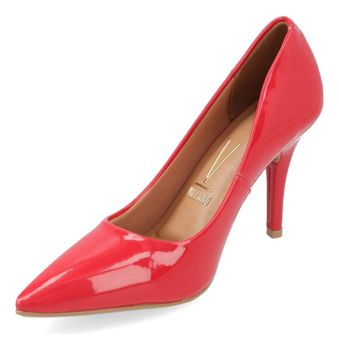 Zapato De Mujer Taco Aguja Stiletto Rojo 1184-1 - Vizzano-4