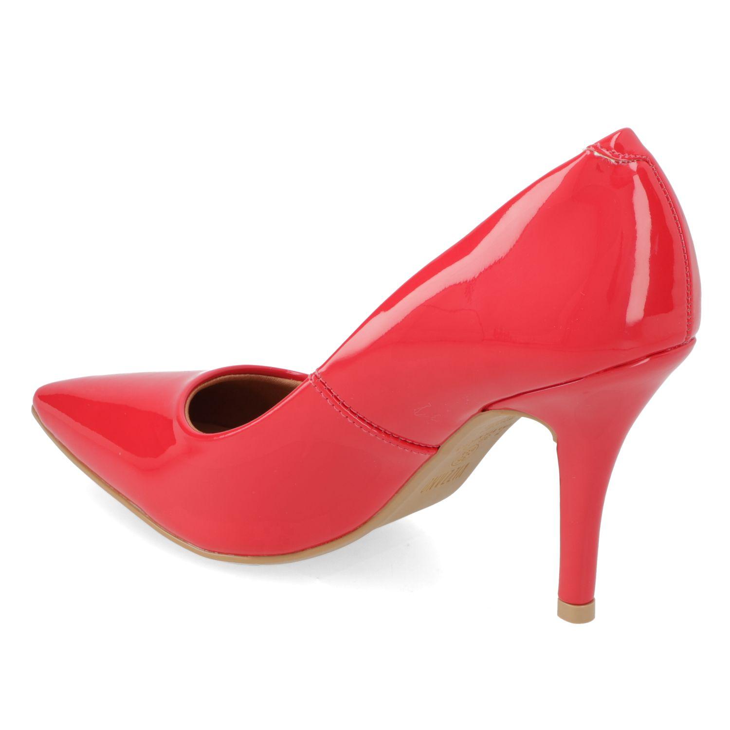 Zapato De Mujer Taco Aguja Stiletto Rojo 1184-1 - Vizzano-3